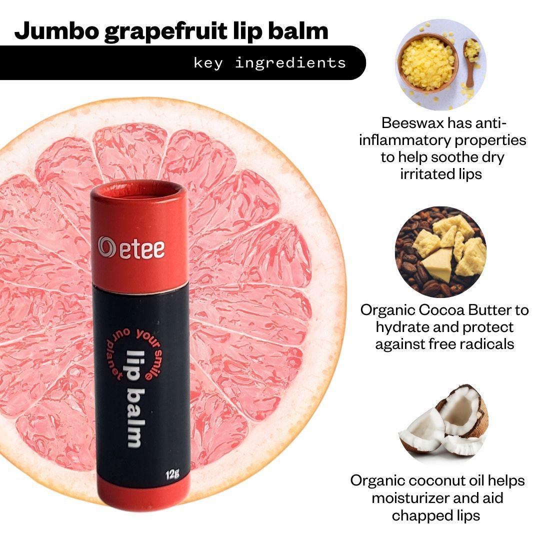 Jumbo Grapefruit Lip Balm